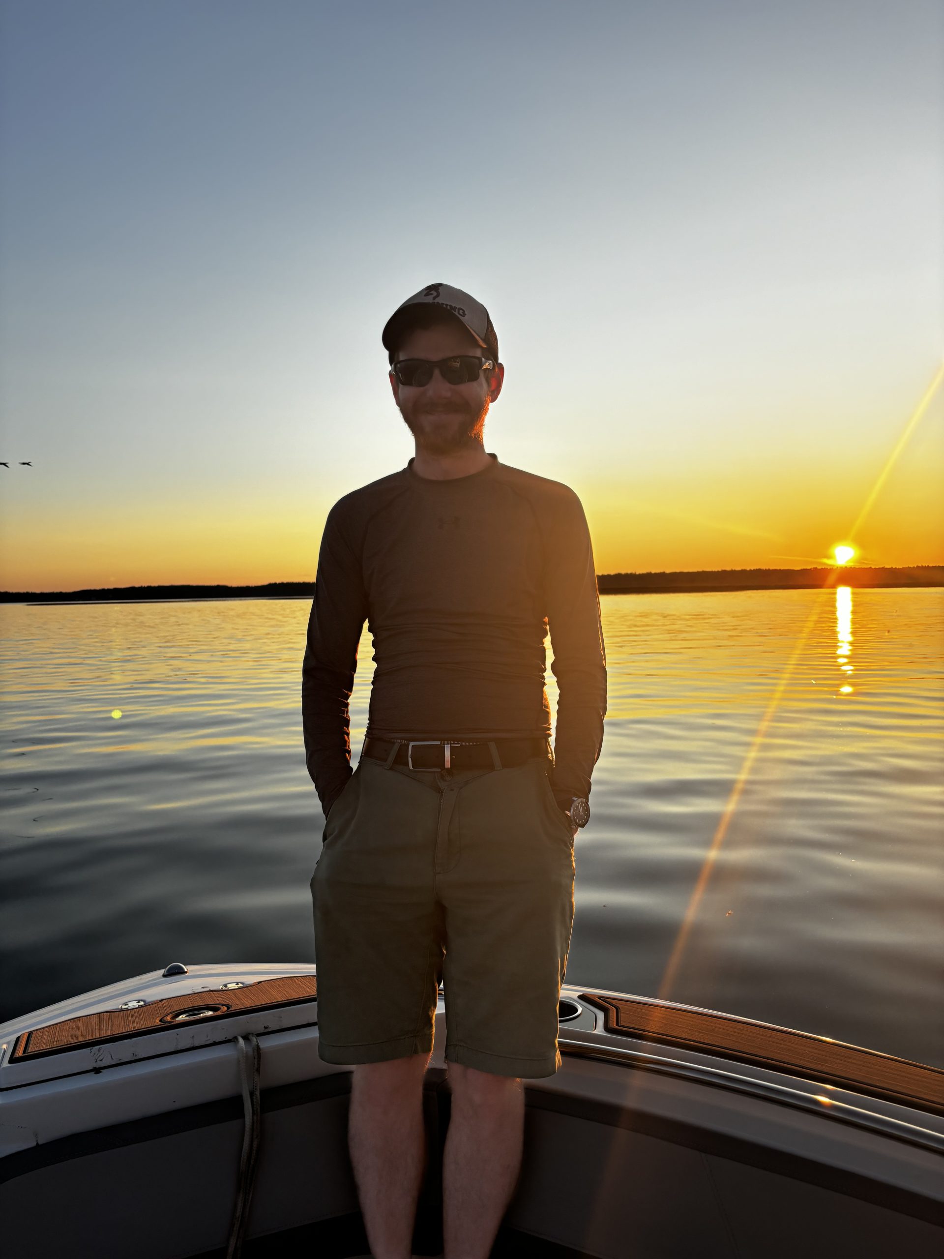 Founder Josh Kirby on the St Lawerence River